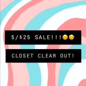 ‼️SPRING CLEANING CLOSET CLEAROUT‼️